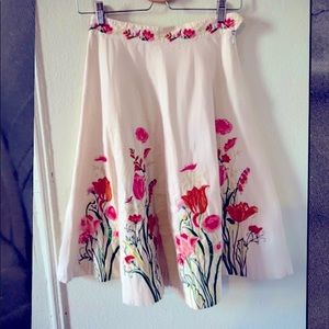 Beautiful embroidered skirt